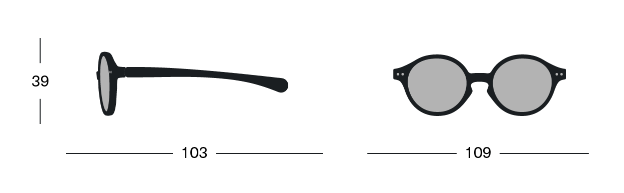 Izipizi 9-36 maand Denim Blue