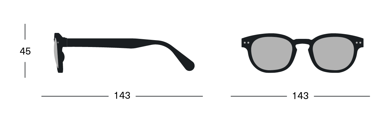 Izipizi #C Navy Blue